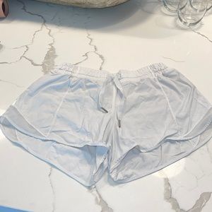 Lululemon 4” White Running Short